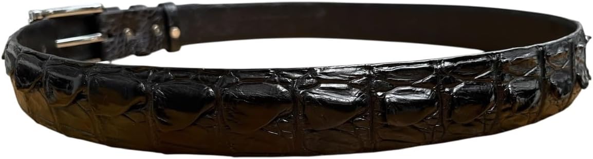 Genuine Alligator Leather Belts for men, Real Crocodile Men's Belts, Strap Width 1.5'