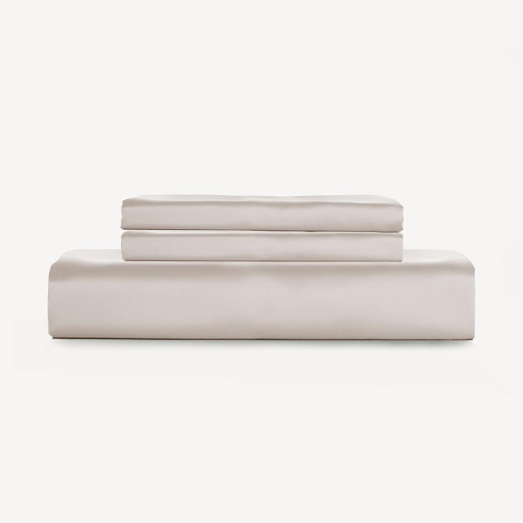 SLASHOP FURRFREE Bamboo Sheet Set - Genuine 100% Organic Viscose - Pet Hair Repellent Bedding Sheet Set for Dogs/Cats Family- Lost Shell King