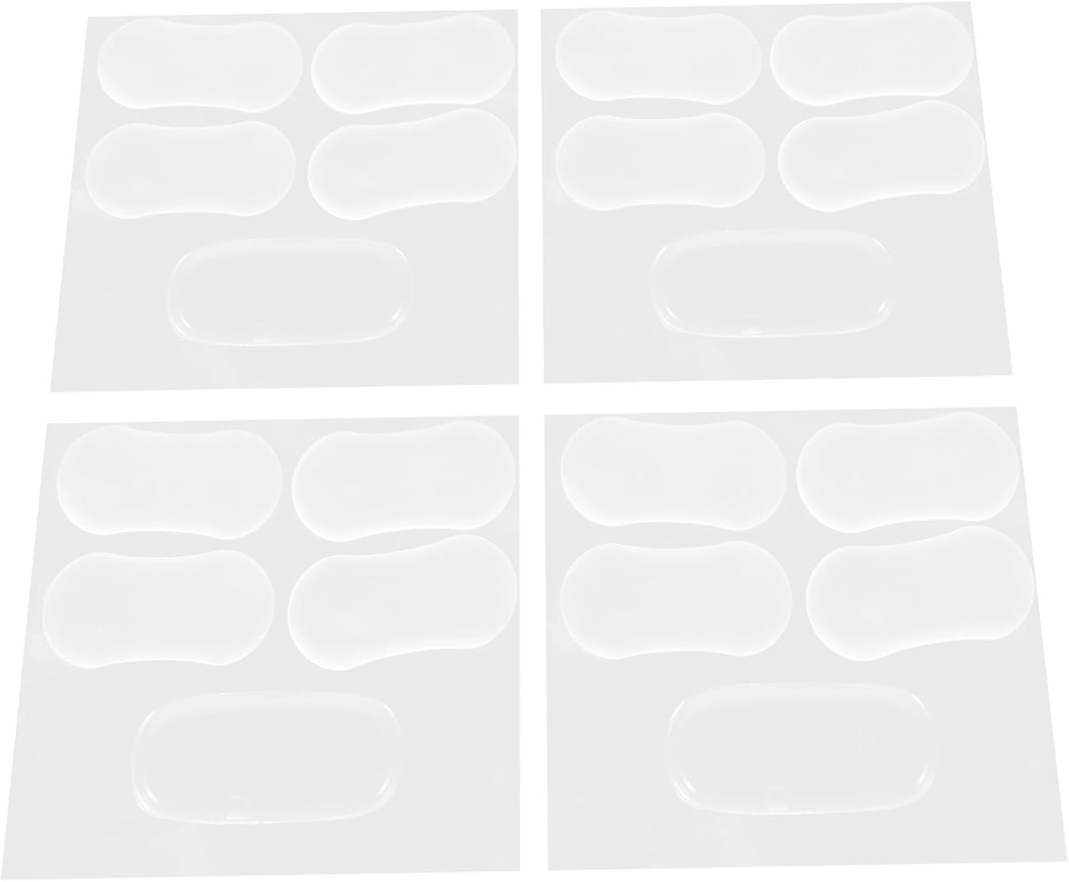 Uonlytech 100 Pcs Toilet Seat Cushion Drawer Stops Clear Cabinet Door Bumper Silicone Cabinet Bumpers Clear Bumper Toilet Bumper Bidet Bumper Attachment Bumper Pads Drawer Bumpers (As Shownx3pcs )