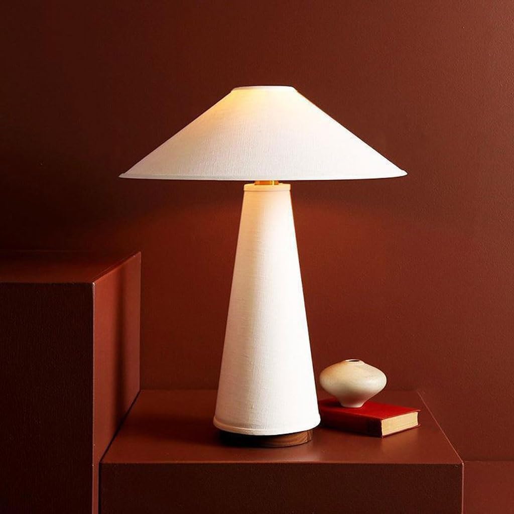 Desk Lamp Nordic Modern Simple Homestay Fabric Table Lamp Living Room Decorative Table Lamp Bedroom Stylish Bedside Lamp Desk Lamps for Home Office