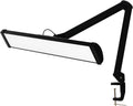 LED Architect Desk Lamp with Clamp, Metal Swing Arm 2300 Lumens Dimming Office Table Lamp for Task Work Drafting Reading Desktop, 180PCS Bright LEDs, 30W Workbench Lamp(Black)