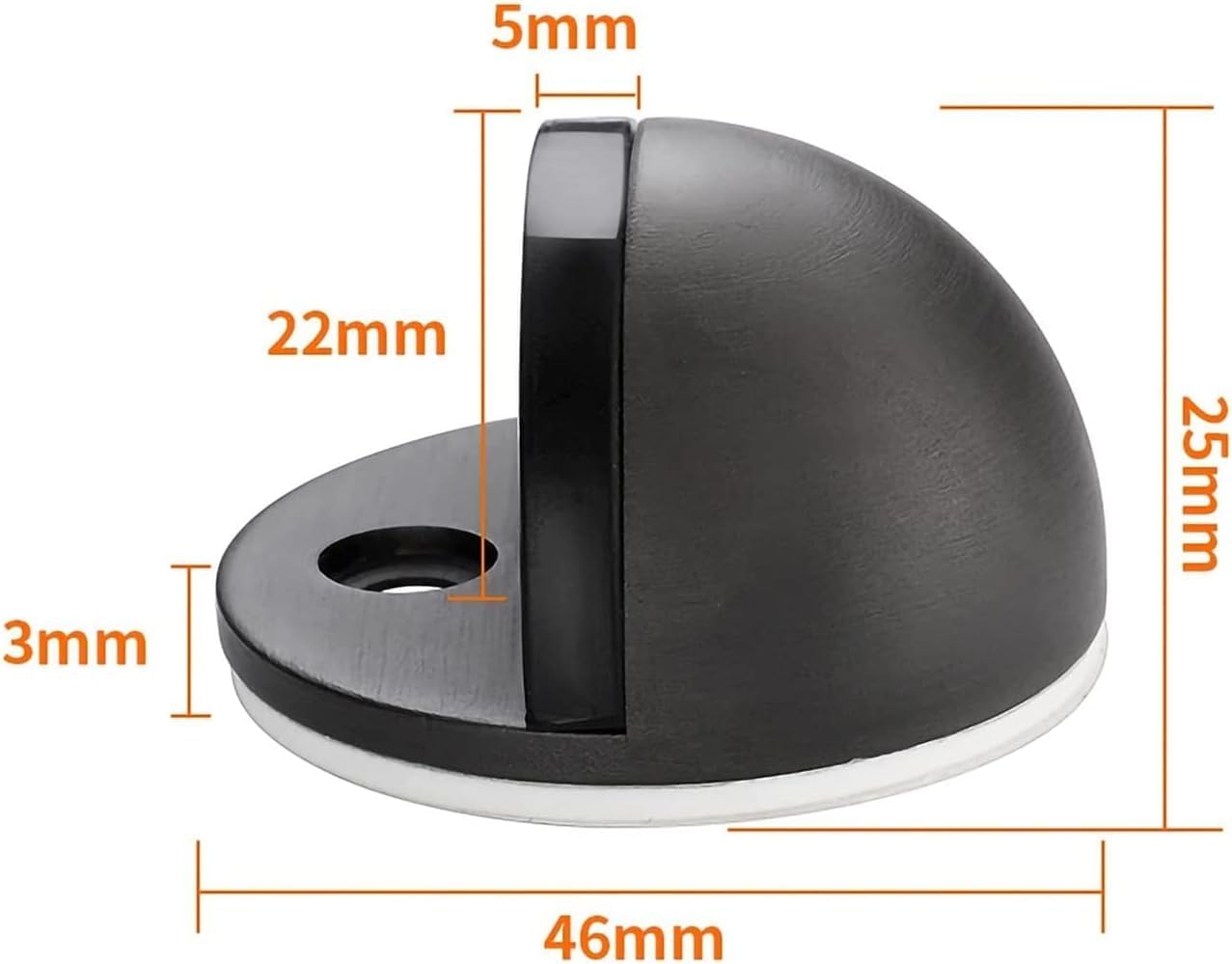 Door Stop, Magnetic Door Stops, Floor Door Stoppers,Skirting Board Buffer, Doorstops Door Stopper,Magnetic Door Stops,Wall Floor Mounted Magnetic Door Catch Door Holder (Color : C) (D)