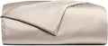 Cozy Earth Luxury Duvet Cover Queen - 100% Viscose from Bamboo - Ultra-Soft, Cooling & Lightweight Duvet Cover - Temperature-Regulating Bedding with Concealed Zip & Interior Snap Closures - Driftwood