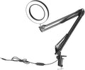Jewelry Magnifying Glass Jewelry Magnifying Glass, 5X Lamp with Clamp Desk Swivel Arm Adjustable USB-Powered 3 Modes Dimmable for Work