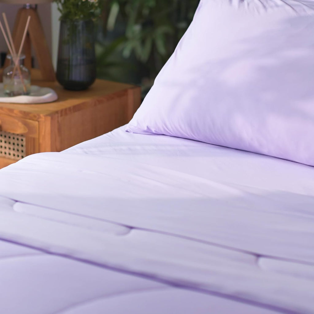 REST® Evercool®+ Top Sheet, Cali King/King Size, Lavender Breeze, 104'X108' (1 Flat Sheet only)