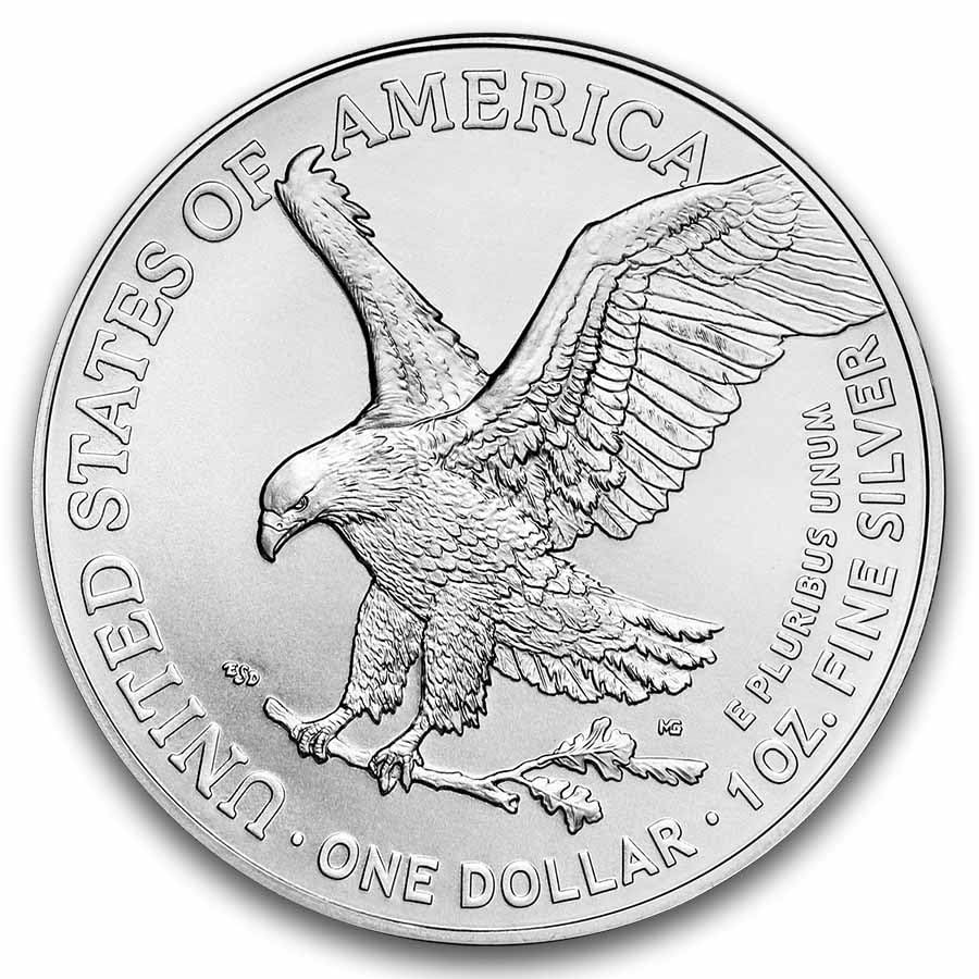 2026 - American Silver Eagle 1 oz Bullion Coin with Certificate of Authenticity $1 Seller Uncirculated
