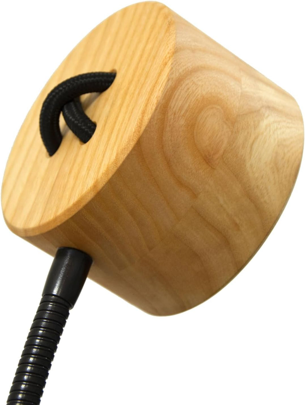 Wooden Bedside Clamp Light - Vintage Wood Led Table Lamp for Reading. Unique Modern Desk Clip Light for Bedroom, Living Room, Office. Mid-Century Scandinavian Design.