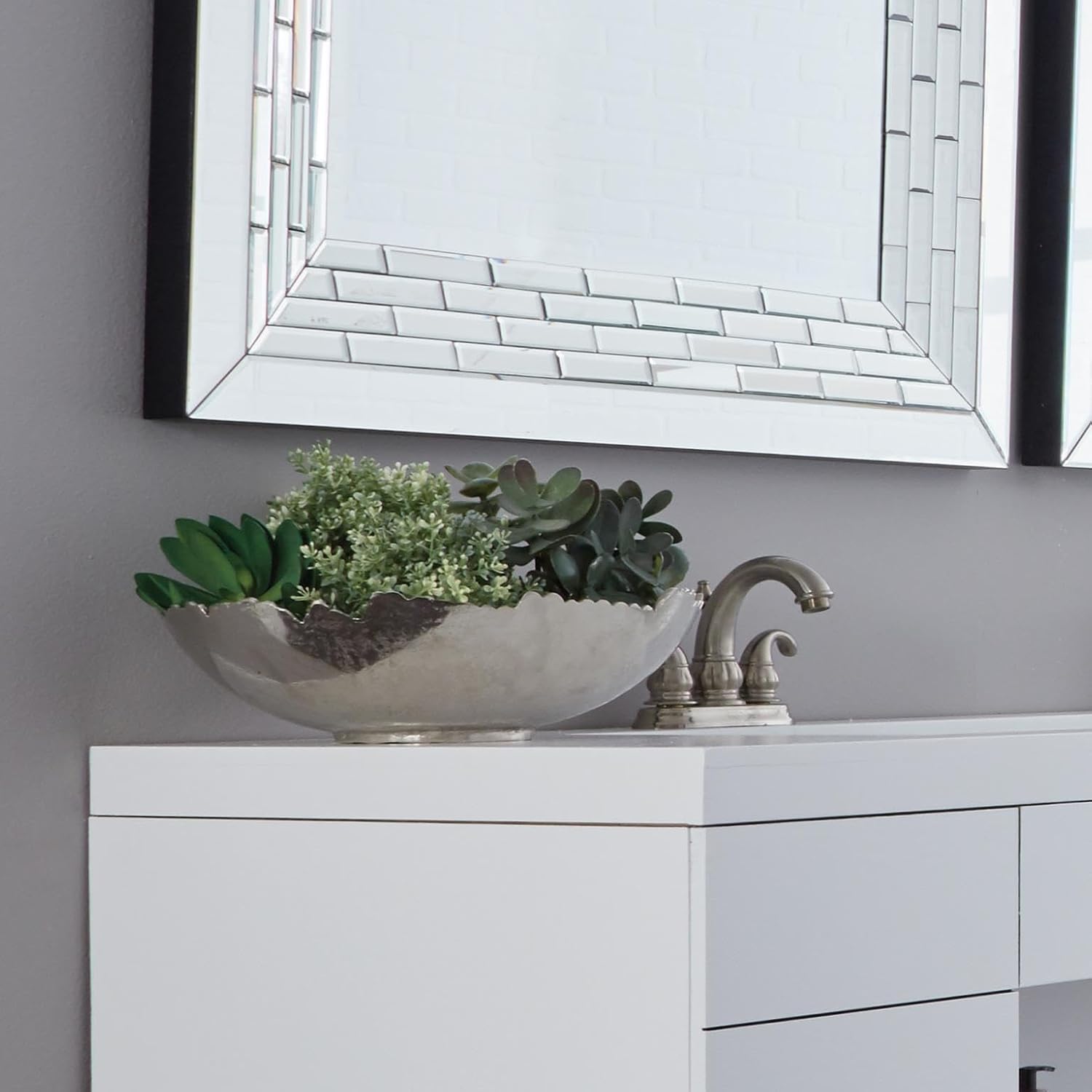 Howard Elliott Gold Broken Edge Decorative Bowl Wall Art and Centerpiece, Metal Bowl with Sculpted Edges, Modern Accent Table & Wall Decor for Home, Entryway & Living Room, 15.25 x 4.25 Inch, Medium
