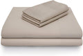 MALOUF 100% Rayon from Bamboo Sheet Set, Split King, Driftwood