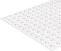Bumper Specialties Self Adhesive Bumper Feet 0.375' x 0.180' (9.5mm x 4.6mm) Clear Pyramid Soft Polyurethane Pads for Cabinet Door Sound Dampening, 7,200 Pieces per Box, BS67SD