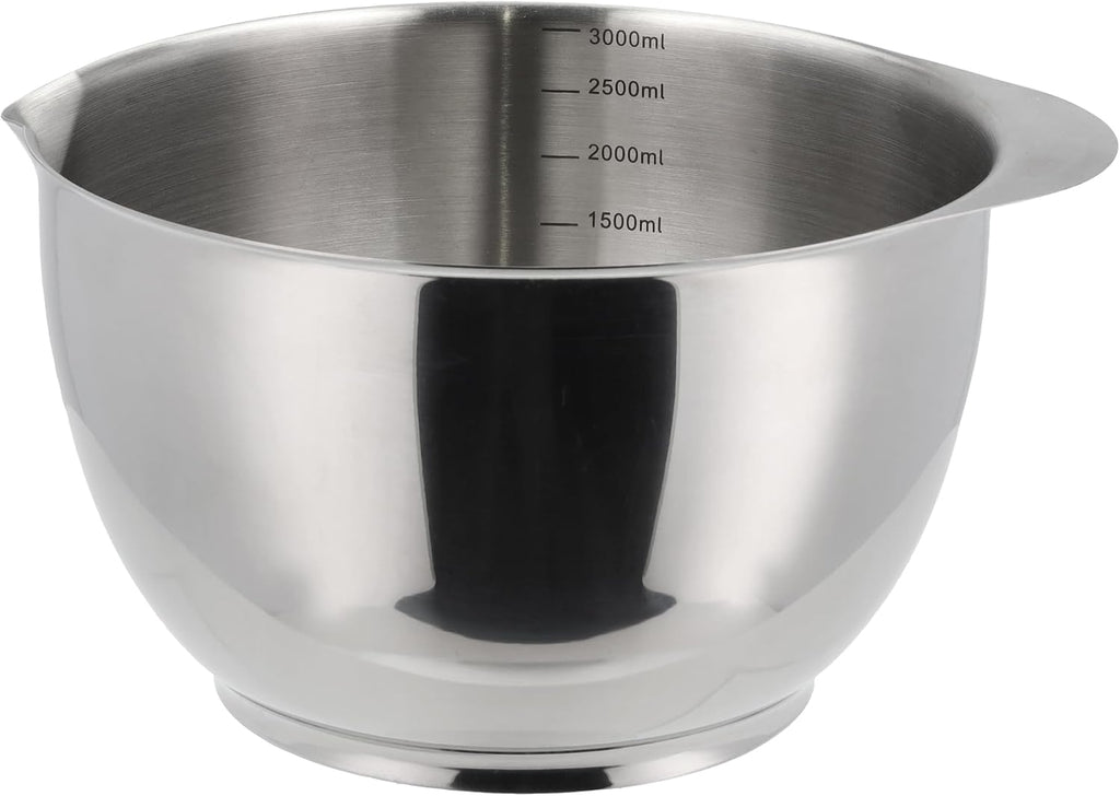 Rosti Precision Craft Mixing Bowl Set of 3 1.5L/2L/3L Elevate Your Culinary Experience Stylish Nesting Bowls for Effortless Cooking and Baking