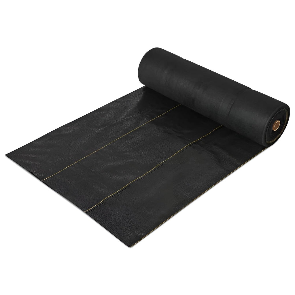 Dewitt Pro-5 Weed Barrier Fabric 5 oz, 6 x 250 Feet – Heavy-Duty Woven Landscape Ground Cover Mat for Raised Garden Bed, Greenhouse Gardening, Outdoor Landscaping, and Commercial Planting