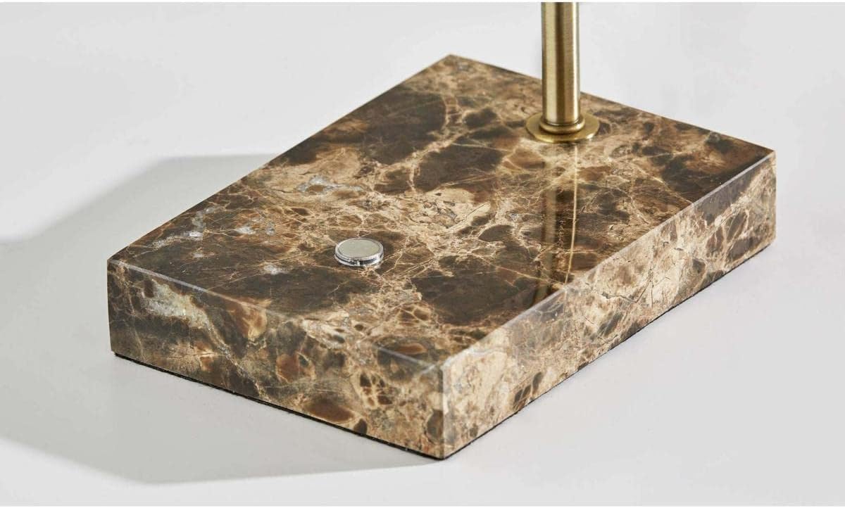 Adesso Home 3557-21 Transitional LED Desk Lamp from Reader Collection in Brass-Antique Finish, 17.50 inches, Bronze