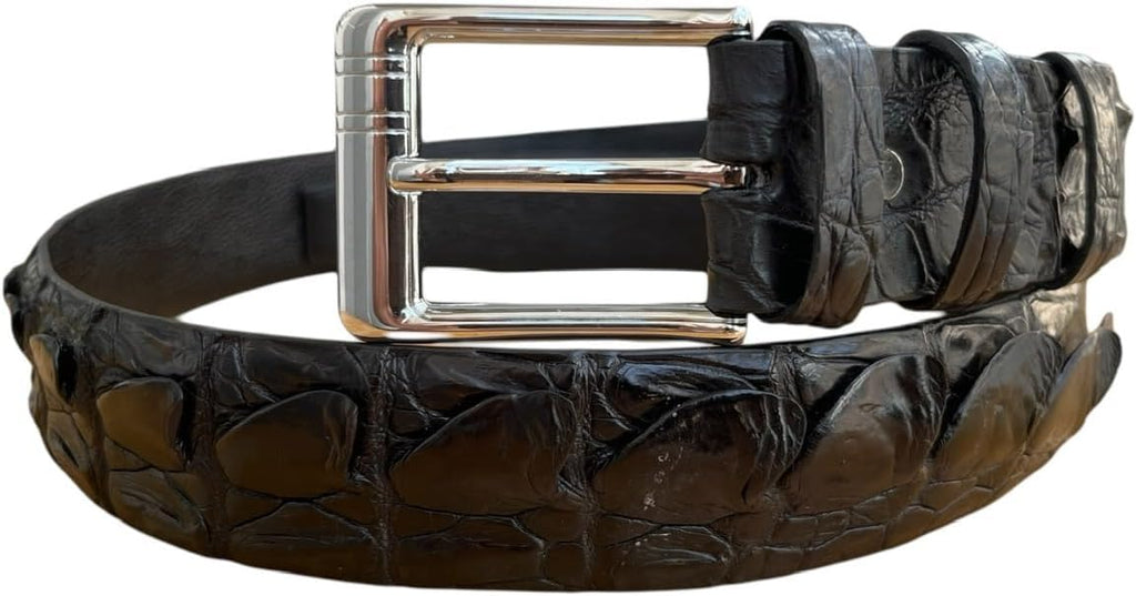 Genuine Alligator Leather Belts for men, Real Crocodile Men's Belts, Strap Width 1.5'