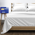 THREAD SPREAD California King Bed Sheets, Luxury 1000 Series Paradise Collection 100% Egyptian Cotton Cal King Sheets Set (6 PC, White), Soft, Cooling, Sateen, 16' Deep Pocket Hotel Sheet Set