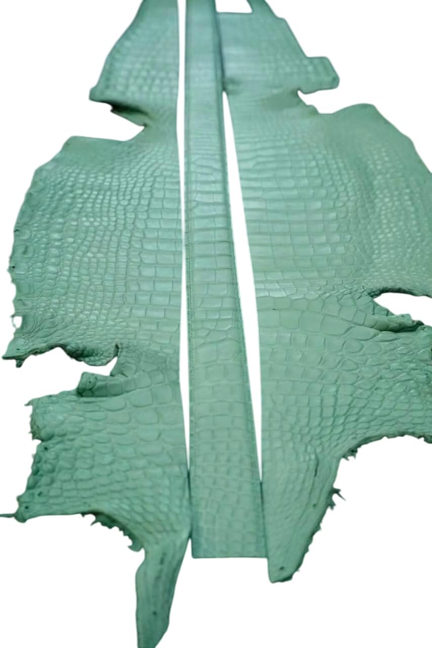 Genuine Alligator Leather Belts Buckle for Men, Crocodile Skin Belt for Mens