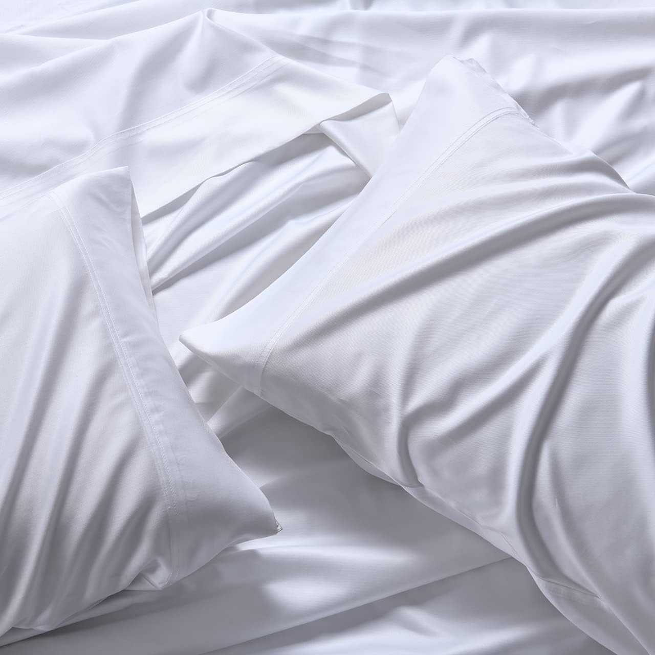 Royal Hotel Bedding ABRIPEDIC Sheets, Viscose from Bamboo, Sheet Set 600 Thread Count, Silky Soft Sheets, Viscose from Bamboo, Sheet Set, Queen, Taupe
