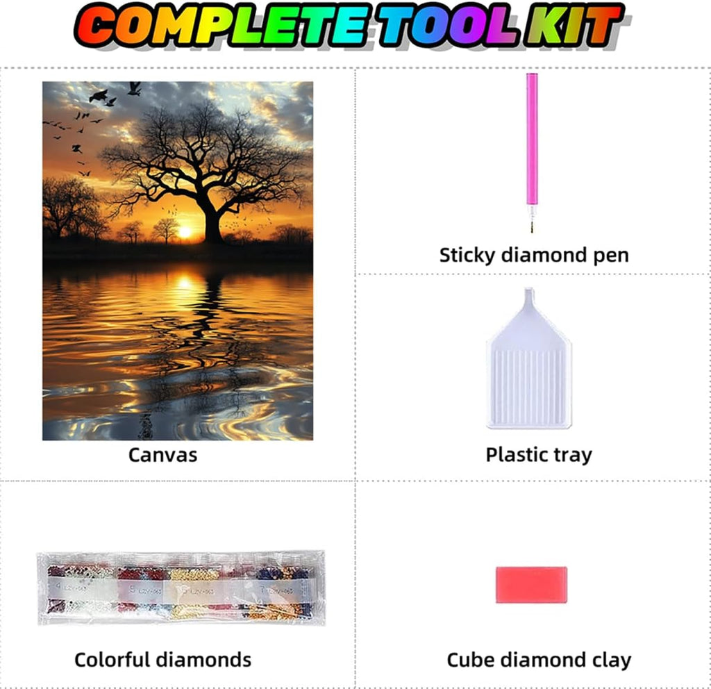 Aurora Dimond Painting Starry Sky Diamond Art Kits for Adults Beginners DIY 5D Square Full Dirll Crystal Gem Art Embroidery Paintings Crafts Picture, Home Wall Decor, Hobbies for women 40x80in w4-y15