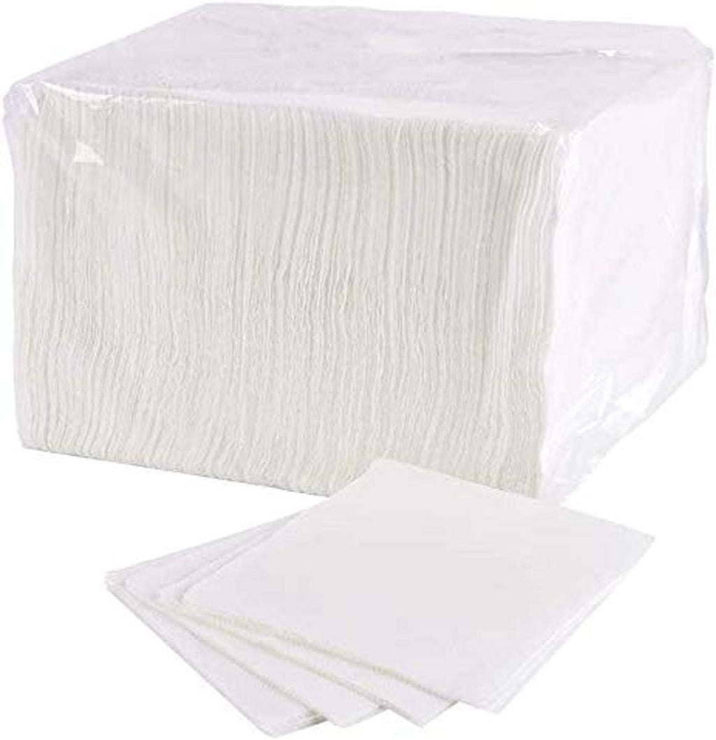 Pantryware Essentials Paper Lunch Napkins. Lunch Napkins 1 Ply,White. 12 x 12 | 500 Count (Pack of 12)