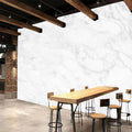 ELGADO White Marble Wall Mural, Simple and Luxurious Murals High Resolution Pictures Poster,Large Wallpaper Mural Wall Decor for Bedroom Living Room Tv Background Room Decor,116' W x91 H