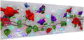 Diamond Painting Butterfly Diamond Art Kits for Adults, Dimond Art Painting Plant Mosaic Kits for Beginner, DIY Full Square Drill Large Gem Arts and Crafts Paintings, Home Wall Decor 84x28 Inch Z4-525