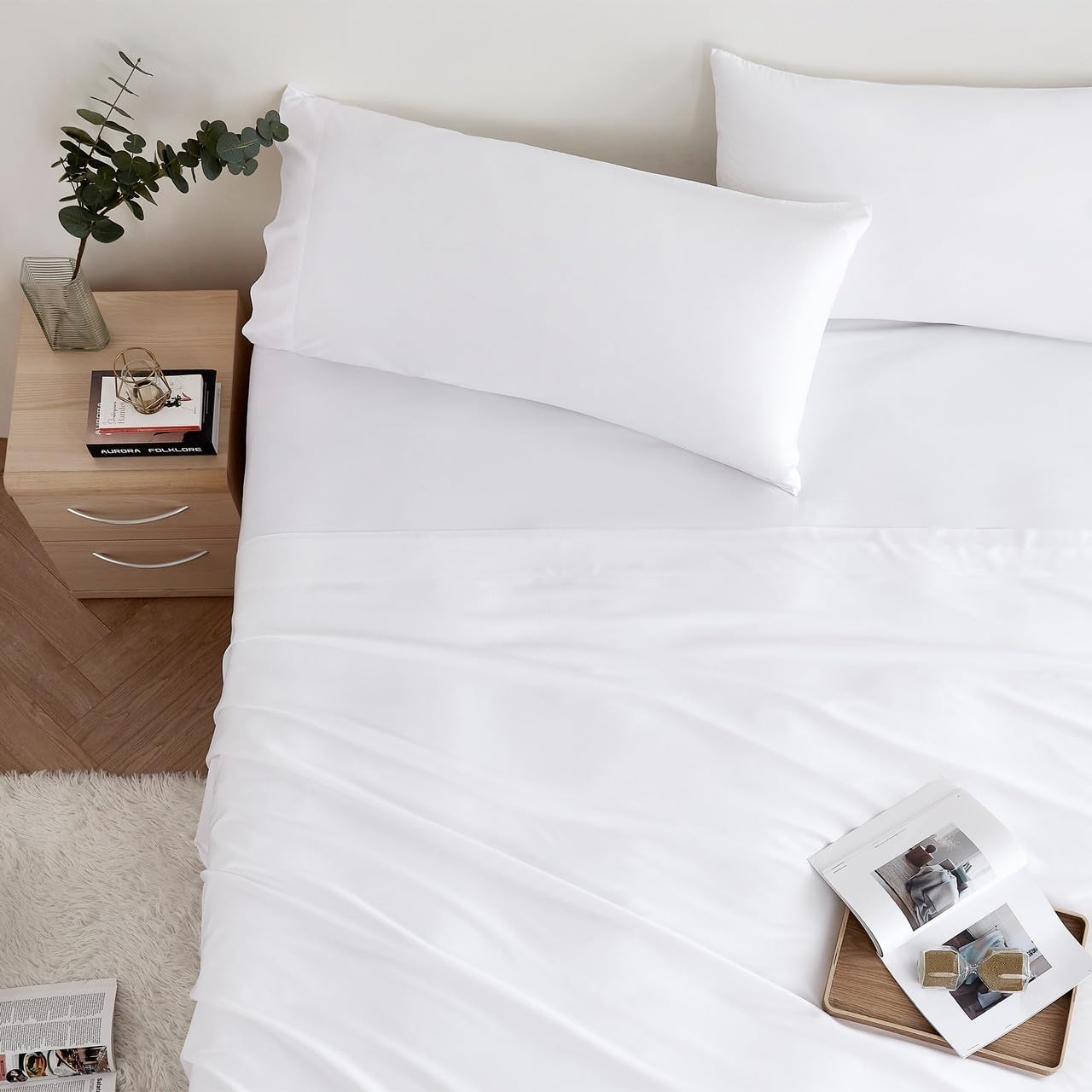 Byourbed Snorze® Cloud Sheet Set - Coma Inducer® Ultra Cozy - King in White