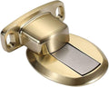 Door Stops,Wedge Stopper stoppers for skirtings Doorstop Rubber Floor Jammer, Magnetic Door Stopper, Invisible Landing Installation of Anti-Collision Door Stop,Red Bronze (Color : Brass)