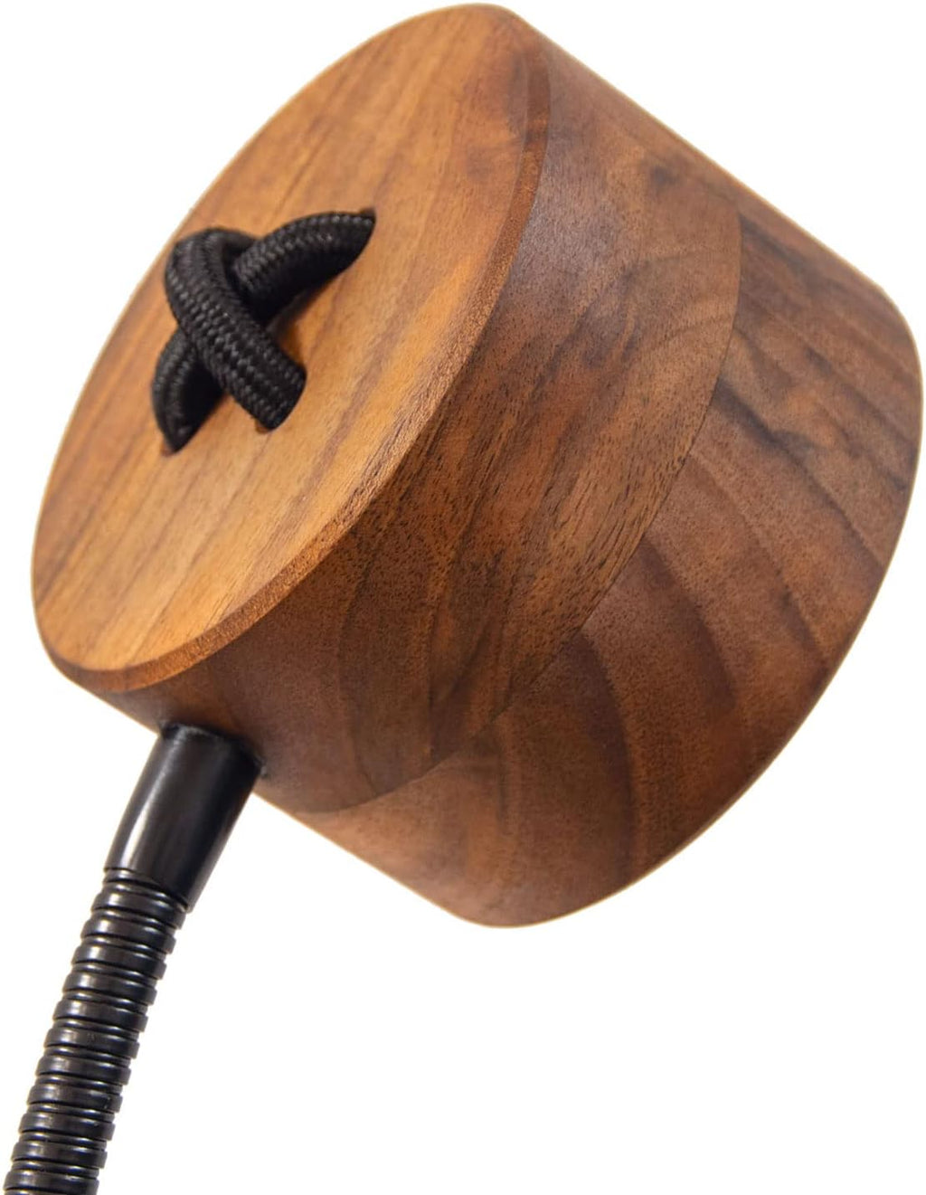Wooden Bedside Clamp Light - Vintage Wood Led Table Lamp for Reading. Unique Modern Desk Clip Light for Bedroom, Living Room, Office. Mid-Century Scandinavian Design.