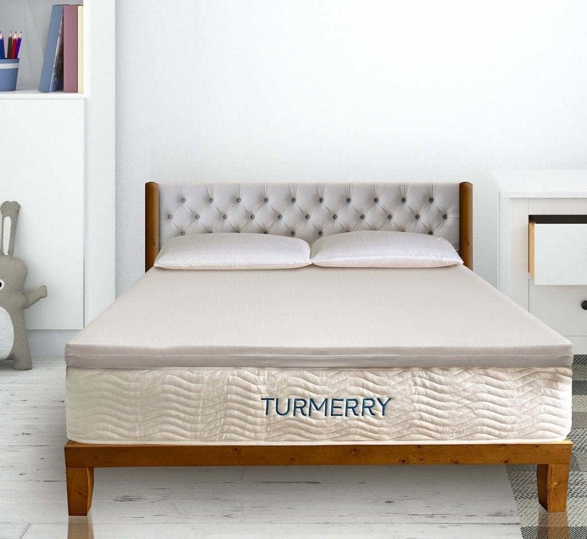 7 Zone Green Natural Organic Latex Mattress Topper Twin Size - 3 inch - Medium Firmness - GOLS Certified Latex Foam Bed Pad for Side Sleepers Zonal Support Durable and Breathable