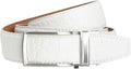 Nexbelt Aluminum Alligator Ratchet Golf Belt – For Casual Wear and Golfing - Quick Release Button – Fits up to 50' Waist