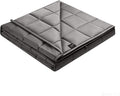ZonLi Cooling Weighted Blanket for Hot Sleepers, 100% Bamboo Viscose, Natural, Breathable Weighted Blanket for Adults Queen Size 80'x87' 20lbs, Grey
