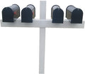 for 4 Mailboxes, 54-in x 54-in, Heavy Duty, White, Vinyl Sleeve (mailboxes not Included)