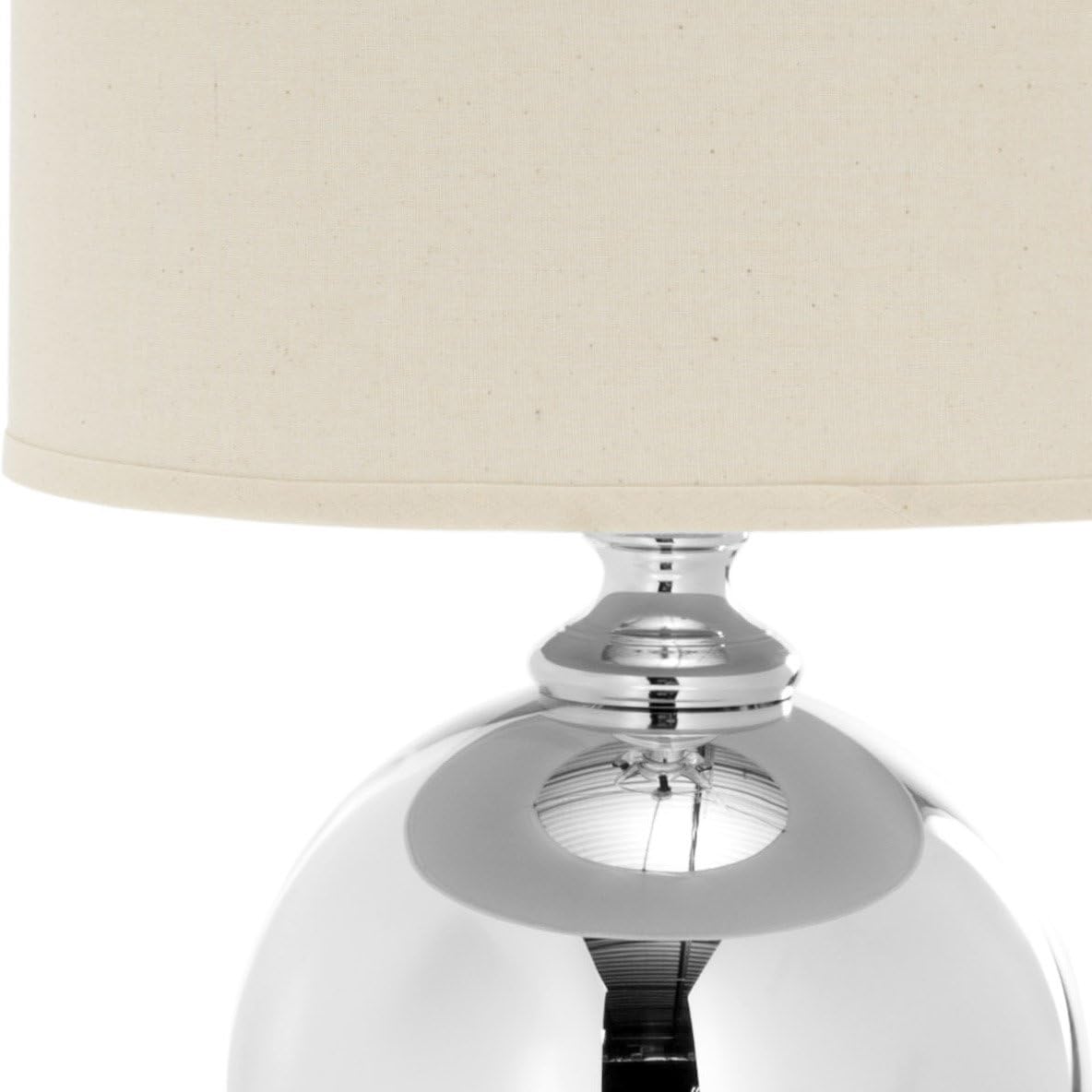 SAFAVIEH Lighting Collection Icott Modern Mercury Glass 28-inch Bedroom Living Room Home Office Desk Nightstand Table Lamp (LED Bulb Included)