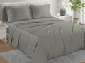 100% Cotton Sheets California King Size Sheets Set, CalKing Sheet Set, 800 Thread Count Sateen Weave Luxury Hotel Sheets, Naturally Cool Long Staple Egyptian Cotton, No Pilling & Shrink - Silver