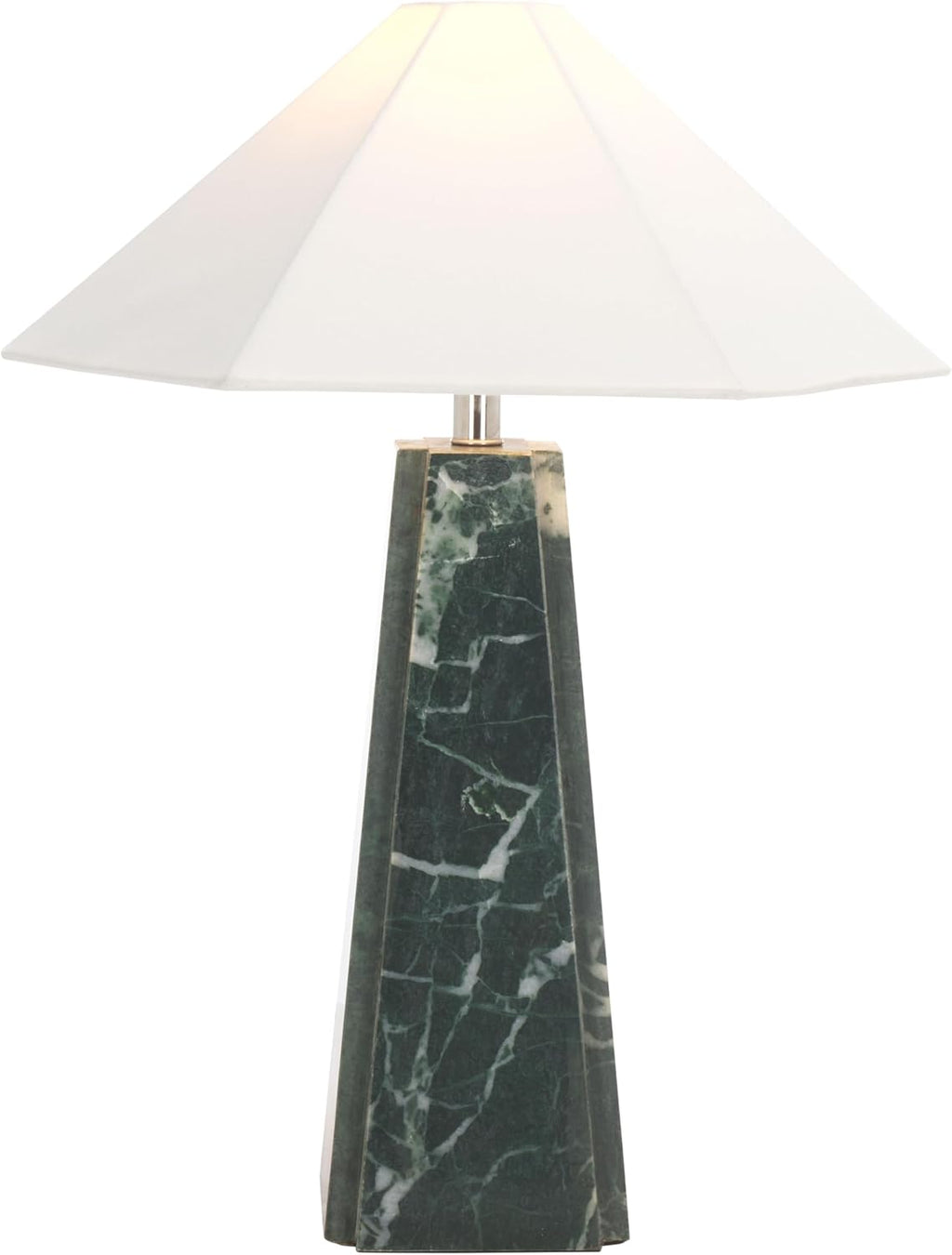SAFAVIEH Lighting Collection Rylan Green Marble 25-inch Table Lamp for Bedroom, Living Room, Home Office, Desk, Nightstand