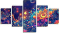 Abstract Diamond Art 5 Piece Diamond Painting Dream 5D DIY Full Square Drill Dimond Art Paintings Rhinestones Crafts for Adults Gem Painting for Home Decor Large Artwork for Wall 36 x 70 Inch,Model198