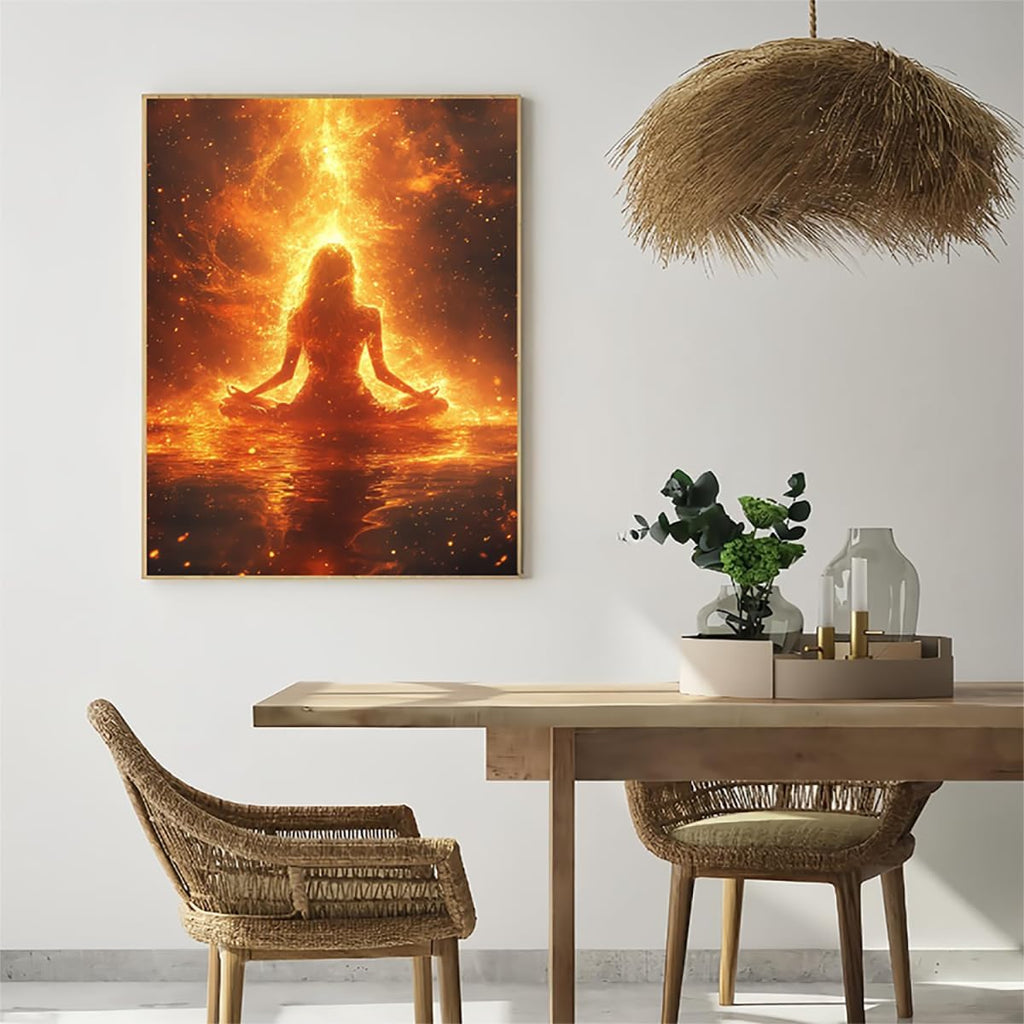 Women Dimond Painting Kit, Landscape Diamond Art Kits for Adults DIY 5D Full Square Dirll Crystal Gem Art Paintings Embroidery Crafts Picture Beginners, Home Wall Decor, Gifts for Women 40x54in i4-45