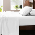 Extra Deep Pocket California King Sheets 18-24 Inch 100% Egyptian Cotton 1000 Thread Count Sateen Weave Soft Breathable 4 Pieces（California King,White）