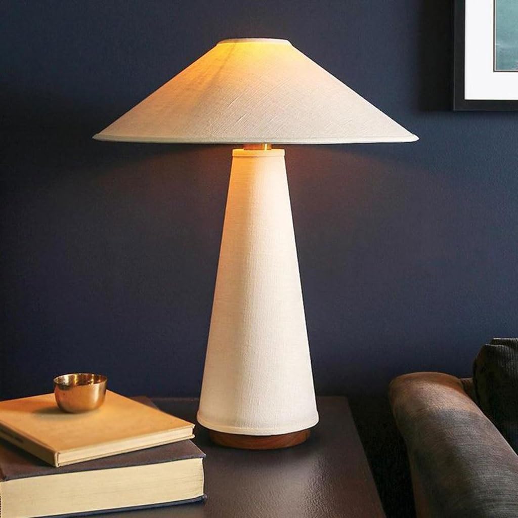 Desk Lamp Nordic Modern Simple Homestay Fabric Table Lamp Living Room Decorative Table Lamp Bedroom Stylish Bedside Lamp Desk Lamps for Home Office