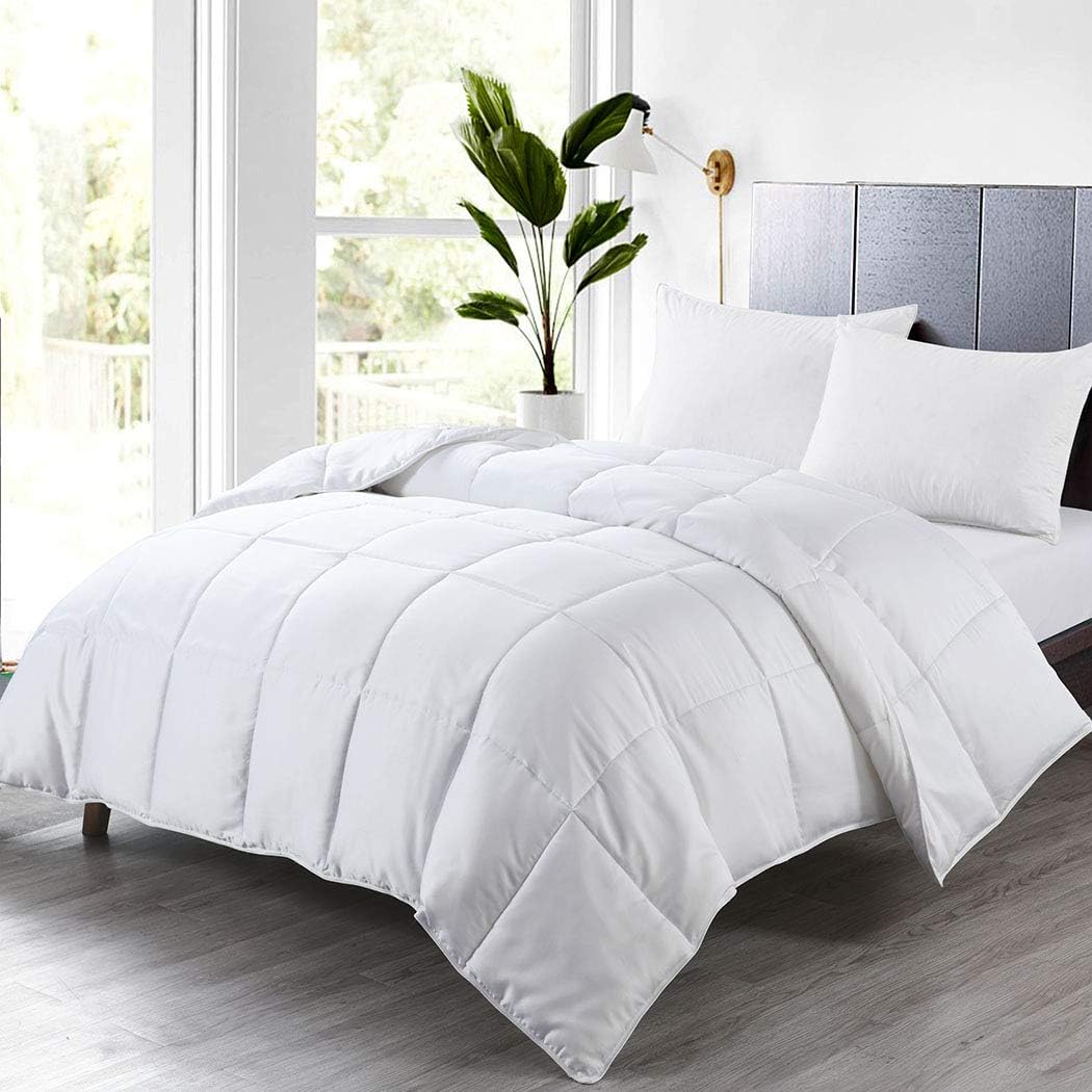 Cooling Viscose from Bamboo Down Alternative Comforter, All Seasons (Silky Soft and Silent Viscose from Bamboo Shell) Down Alternative Duvet Insert (Twin XL Size, 68x90)