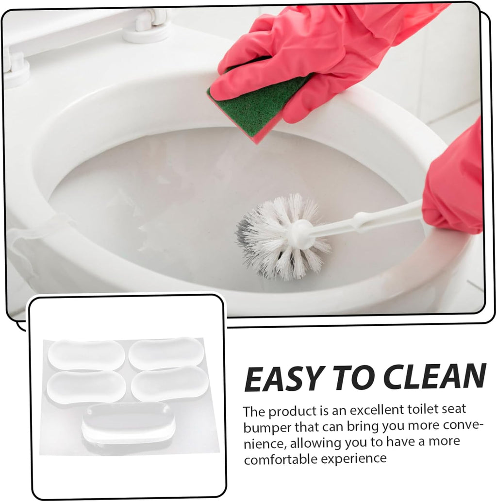 Uonlytech 100 Pcs Toilet Seat Cushion Drawer Stops Clear Cabinet Door Bumper Silicone Cabinet Bumpers Clear Bumper Toilet Bumper Bidet Bumper Attachment Bumper Pads Drawer Bumpers (As Shownx2pcs )