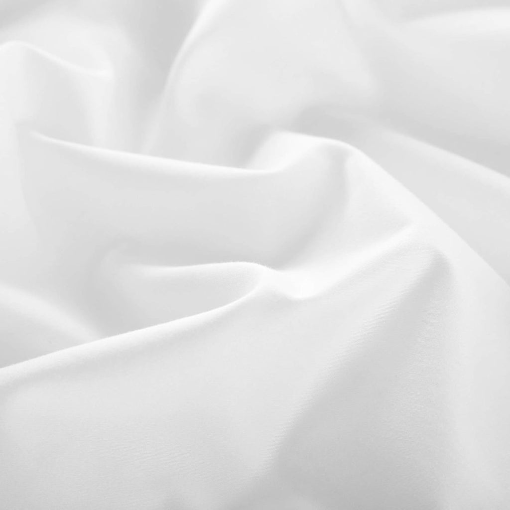 Casabolaj Triomphe Collection 3 Pieces Duvet Cover Set -100% Egyptian Cotton Sateen 400 Thread Count - Luxury Handcraft Bedding Sets Queen King (White, California King)