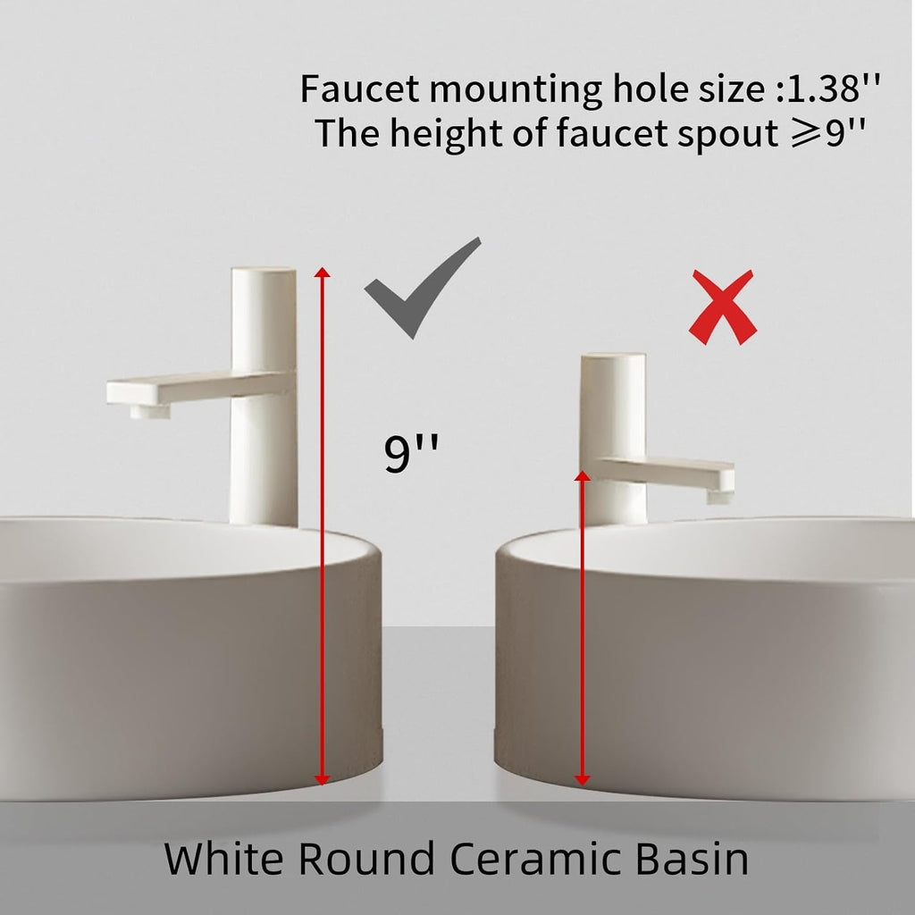 30 Inch Floating Vanity with Sink Combo, Modern Bathroom Vanity with Vessel Sink, Wall-Mounted Bathroom Vanity Cabinet with Doors, Sintered Stone Countertop and Round Basin,Brown Oak