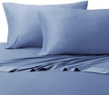 sheetsnthings Silky-Soft Viscose from Bamboo-Cotton Hybrid, Split-King 5PC Sheets Set for Adjustable Beds, Periwinkle
