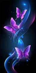 Diamond Art Kits for Adults Dream Diamond Painting Kits, 5D DIY Round Butterfly Full Drill Dimond Art Paintings Crystal Crafts for Adults for Gift Home Wall Decor, Large Size 36 x 72 Inch, Model963
