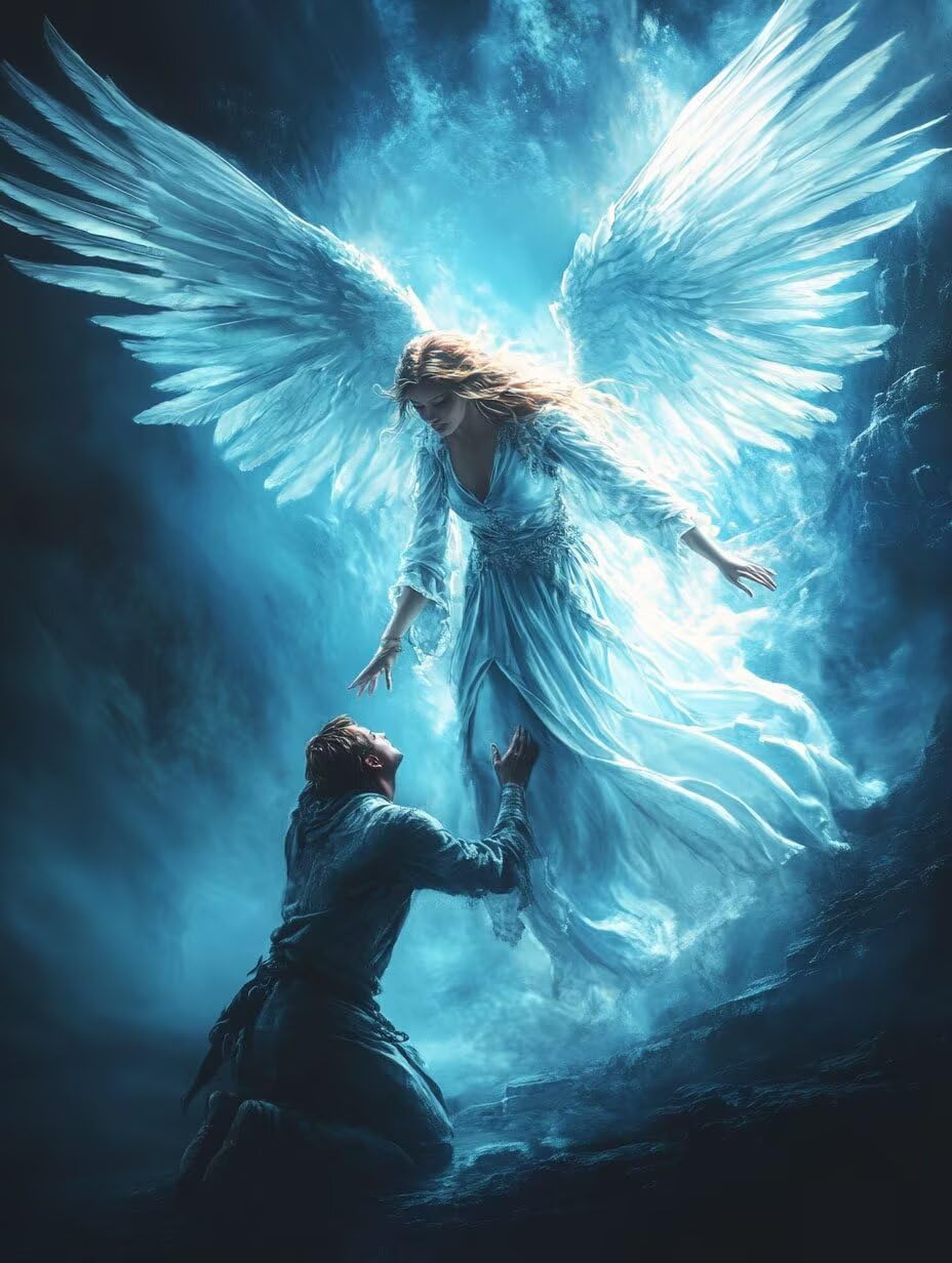 Angel Dimond Painting Kit, Demon Diamond Art Kits for Adults DIY 5D Full Square Dirll Crystal Dots Gem Art Paintings Embroidery Crafts Picture Beginners, Home Wall Decor, Gifts for Women 40x54in g4-7A
