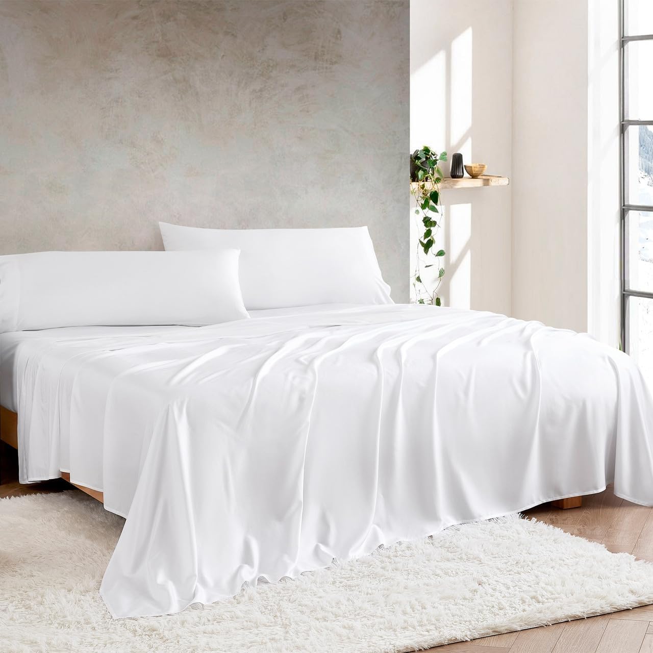 Byourbed Snorze® Cloud Sheet Set - Coma Inducer® Ultra Cozy - King in White
