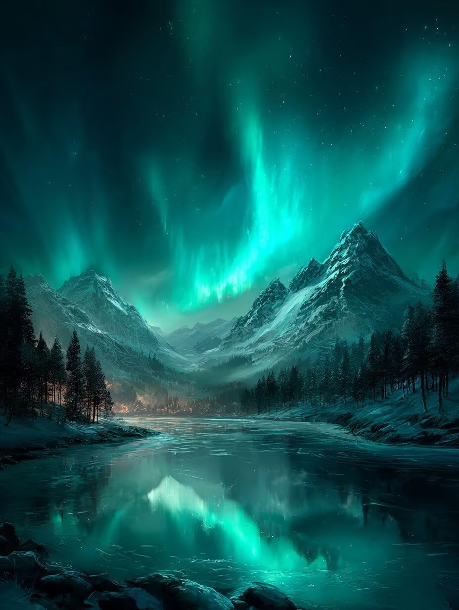 Snow Scene Diamond Art Kits for Adults, Starry Sky 5D Diamond Painting, Full Drill Dimond Art Paintings for Beginners, DIY Pictures Gem Crafts for Adults, Hobbies for Women, Fall Decor, 40x54in B-4247