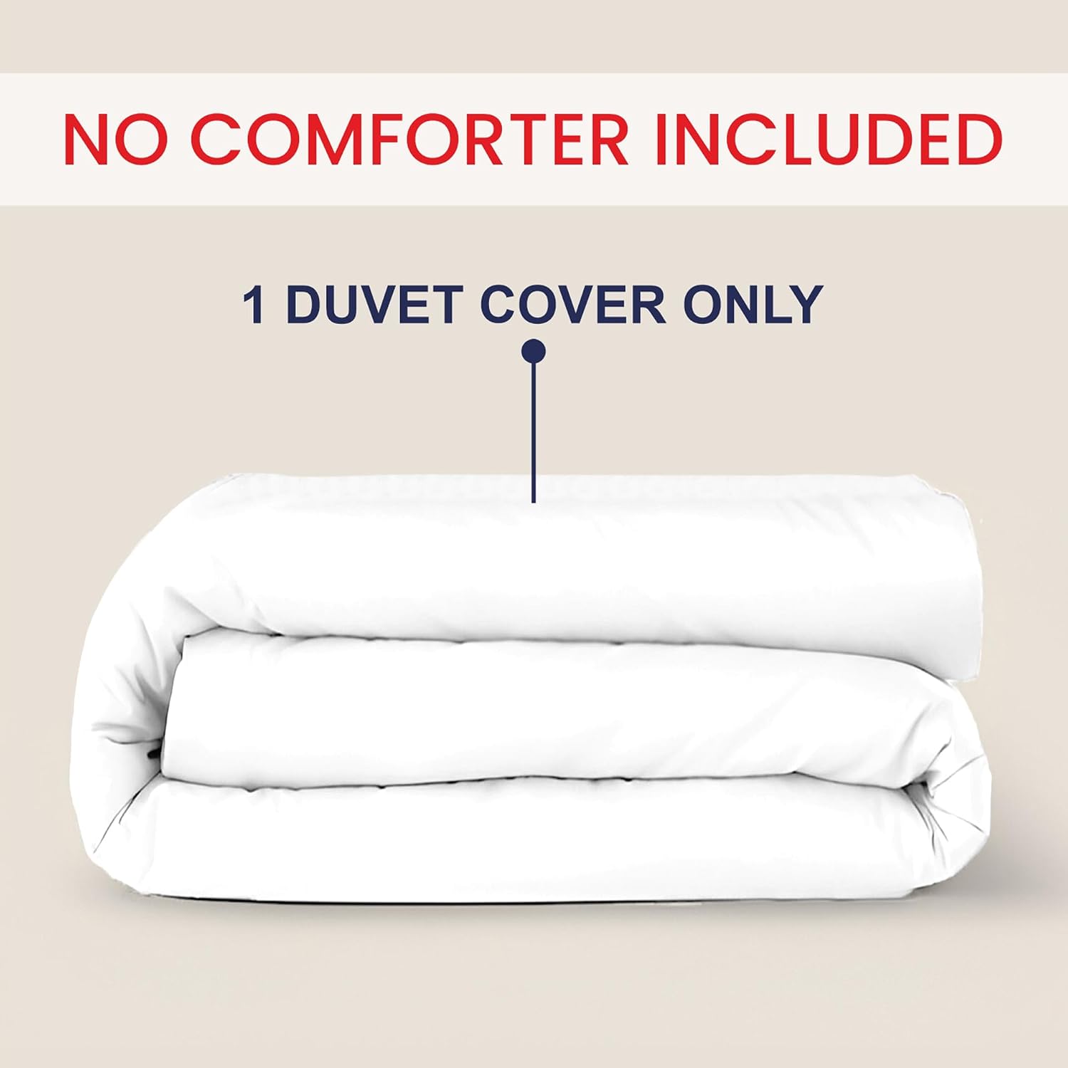 Kotton Culture Oversized King Size 1200 Thread Count Duvet Cover Only - 100% Egyptian Cotton, Ultra-Soft Sateen - All Season Comforter Cover with Zipper Corner Ties -