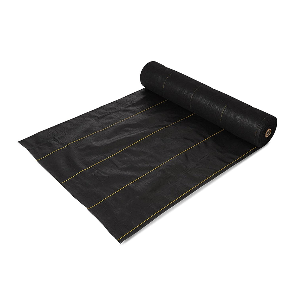 DeWitt 5-Pack Pro-5 Weed Barrier Fabric 5 oz, 4 x 250 Feet – Heavy-Duty Woven Landscape Ground Cover Mat for Raised Garden Bed, Greenhouse Gardening, Outdoor Landscaping, and Commercial Planting